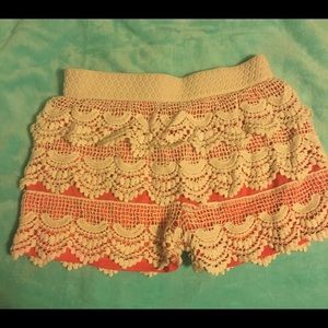 Lace shorts